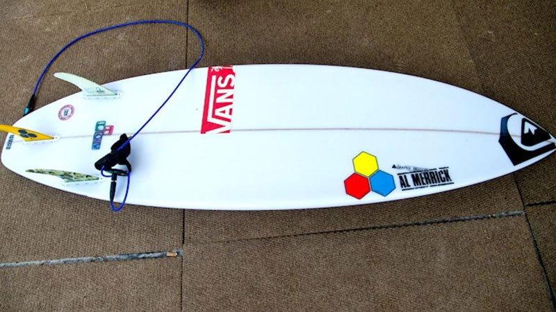 Put Stickers on a Foam Surfboard