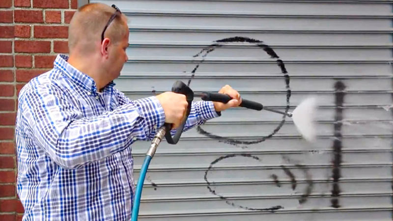 Remove Graffiti From Garage Door