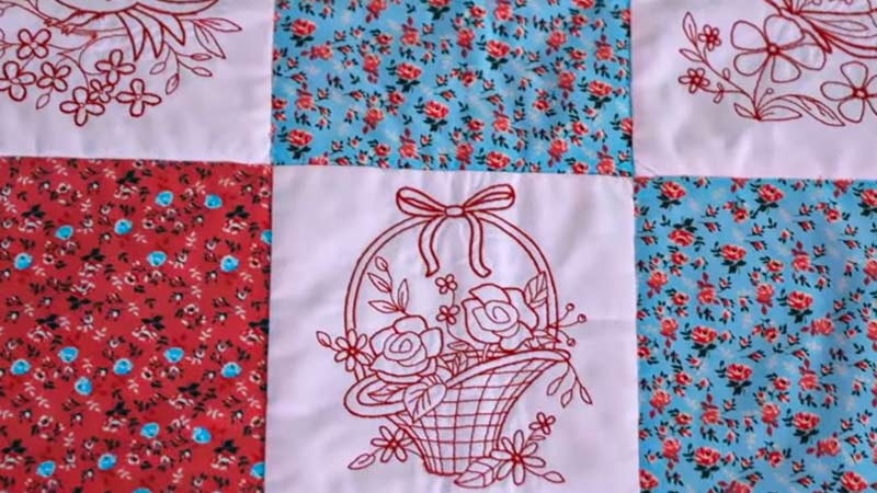 Should You Quilt Over Embroidery