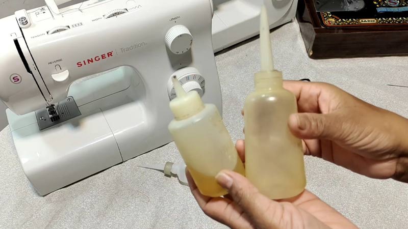 Singer Sewing Machine Oil Made of