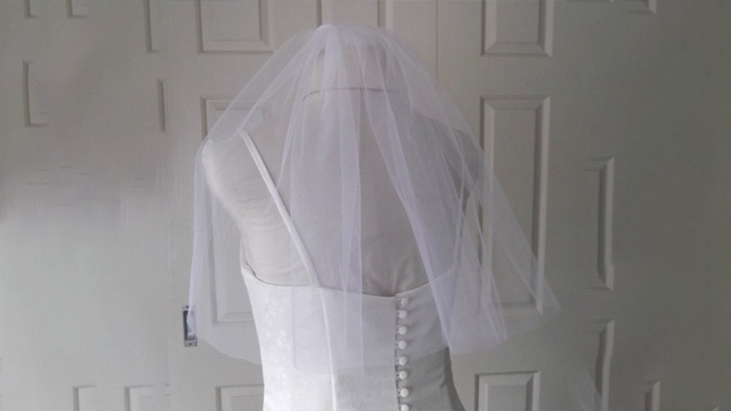 Single Tier Wedding Veils