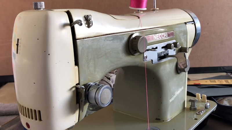 Thread a Necchi Sewing Machine