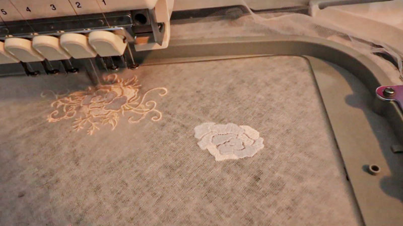Tips to Machine Embroidery on Tulle Fabric