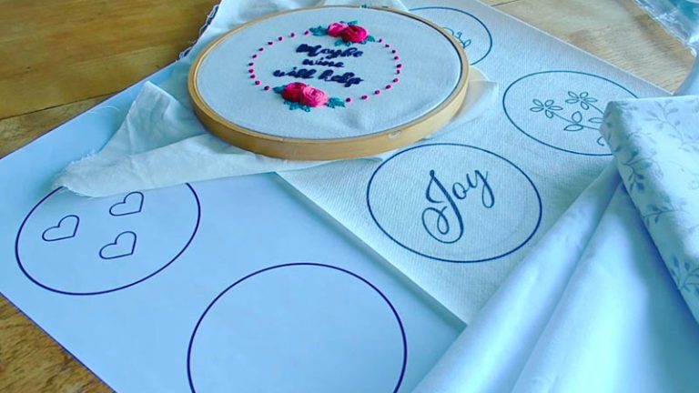 How to Transfer Embroidery Patterns Perfectly
