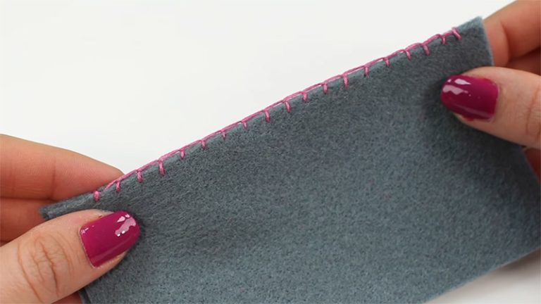 How to Finish a Blanket Stitch