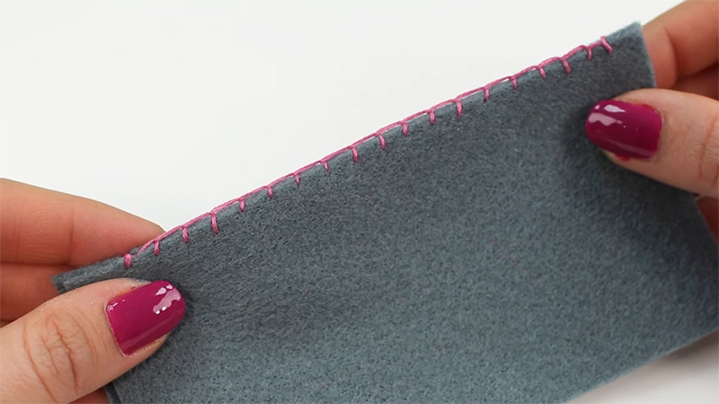 how to finish a blanket stitch