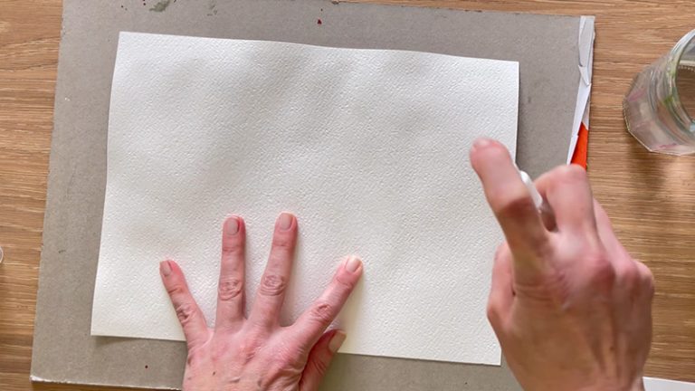 How to Keep Watercolor Paper From Curling