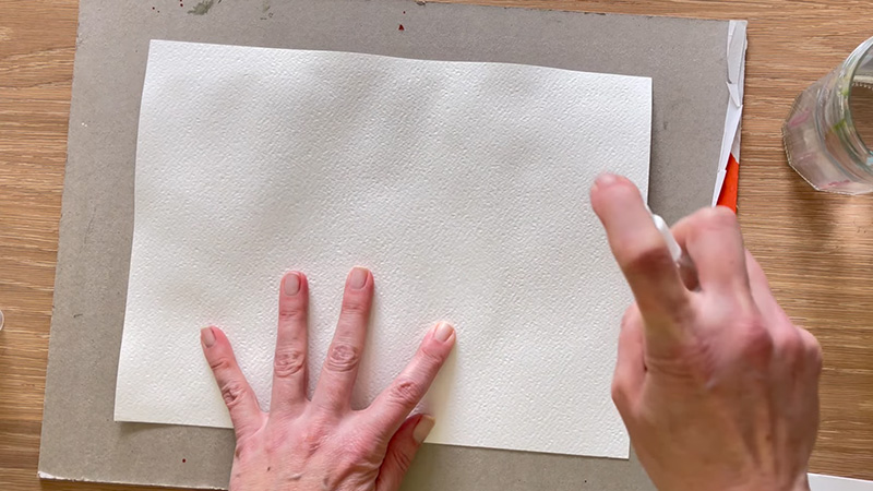 How to Keep Watercolor Paper From Curling