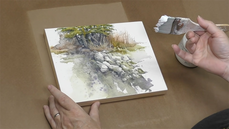 how to preserve watercolor painting