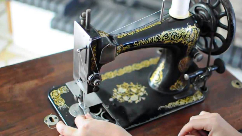 Adjust Tension on an Old Singer Sewing Machine