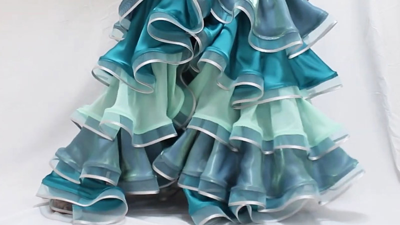 Cascading Ruffle