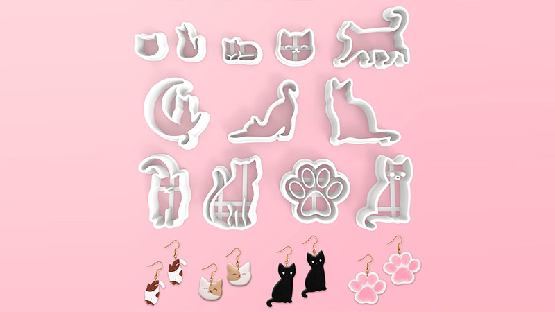 Cat Polymer Clay Kit