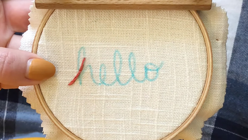 Create the First Stitch - Back Stitch