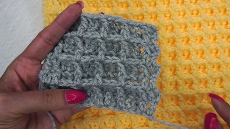 Crochet Waffle Stitch