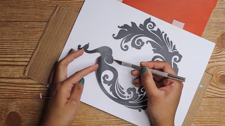 How to Make a Stencil with Cricut