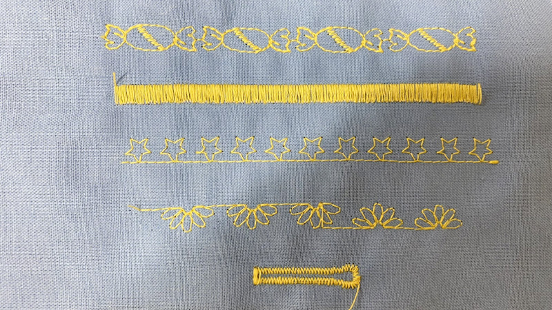 Decorative Machine Stitches