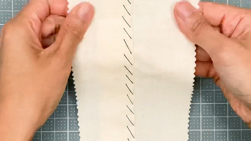 Diagonal Tacking Stitch