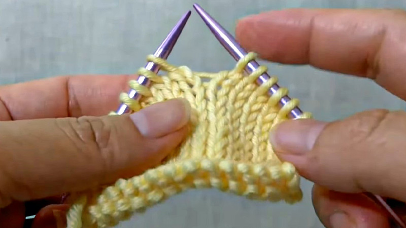 Do Not Slip the Stitch Off the Left-Hand Needle