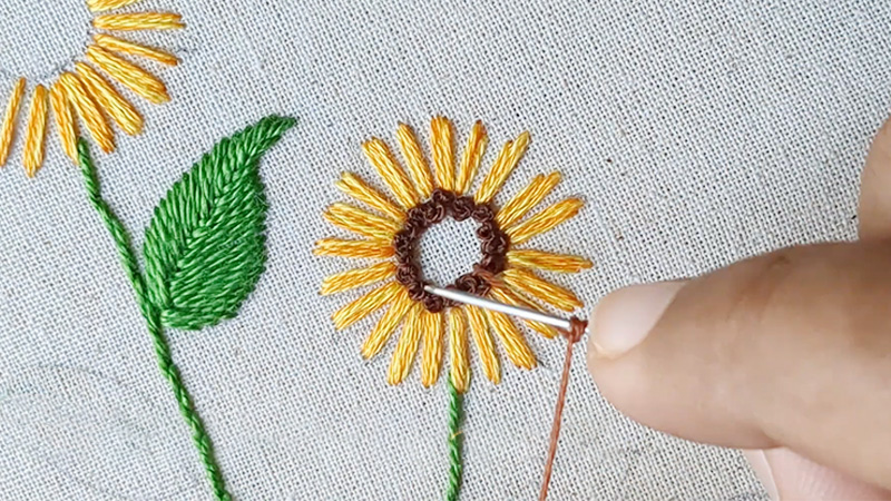Embroider the Petals