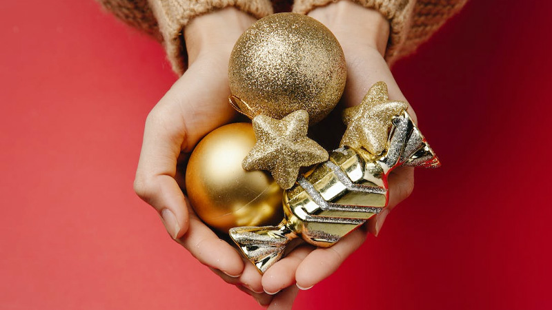 Glitter and Sequin Ornaments