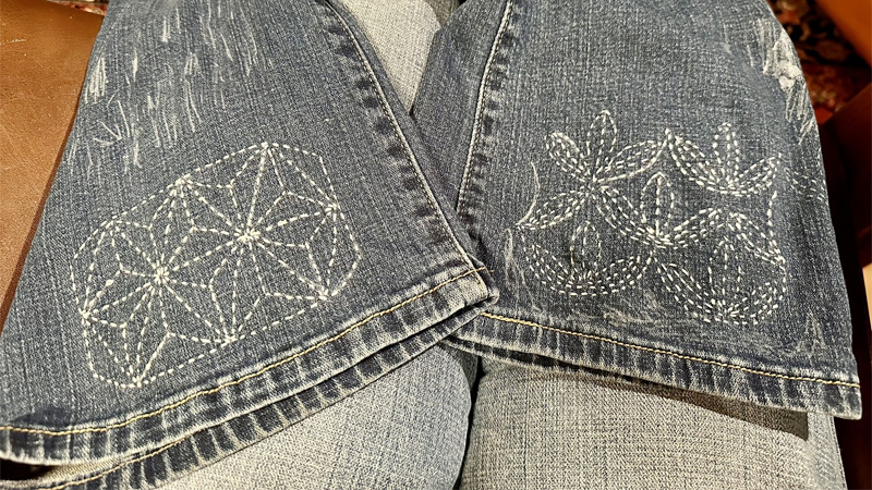 How To Sashiko Mending