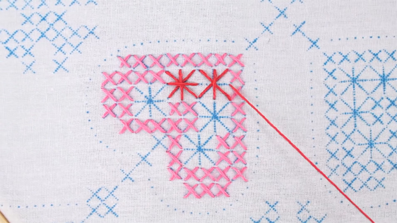 How to Avoid Holes While Doing a Cross Stitch
