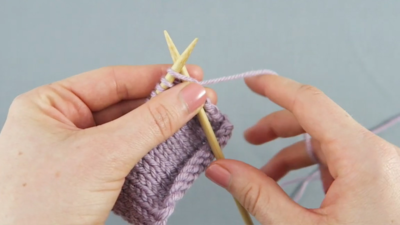 How to Do Reverse Stocking Stitch