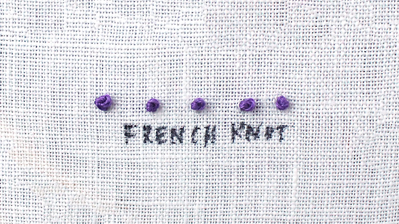 How to Do a French Knot