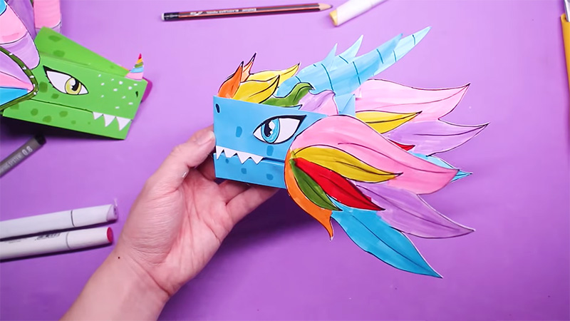 How to Make a Printable Paper Dragon