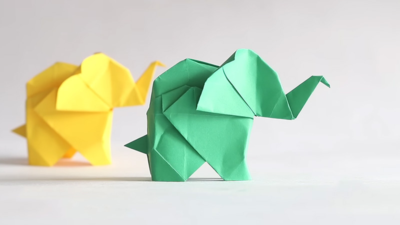 How to Make an Origami Elephant