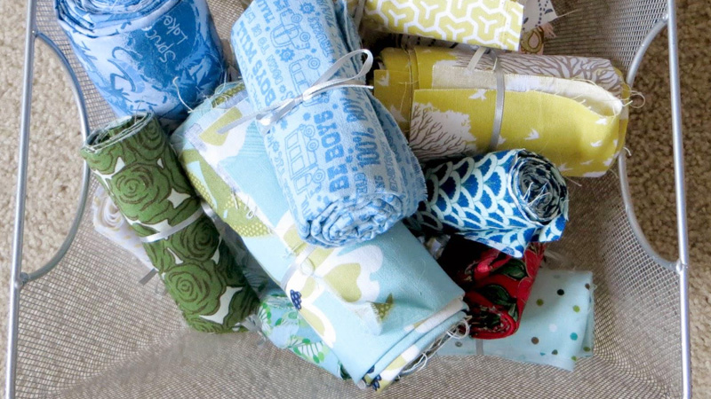 How to Organize Fabric Scraps