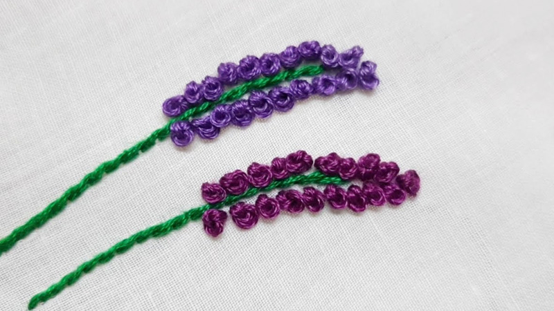 How to Stitch a Flower with French Knot