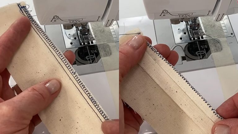 How to Use Zigzag Stitch As an Overlocking Stitch