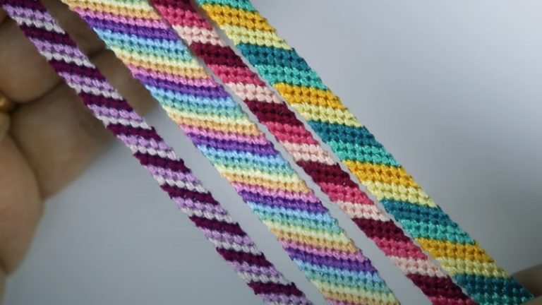 Make a Candy Stripe Friendship Bracelet