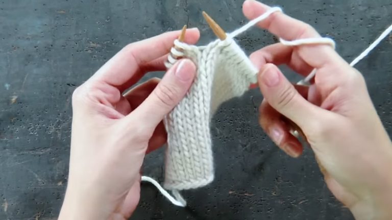 How to K2Tog (Knit Two Together) in Knitting