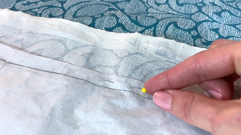 Pin or Clip the Fabric Layers