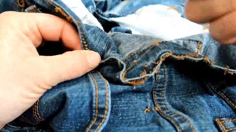 Remove Waistband From Jeans