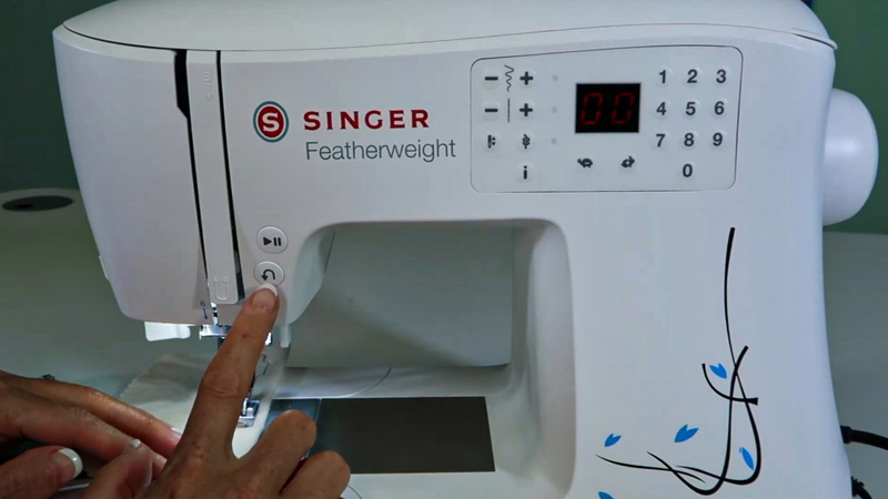 Reverse Control on a Sewing Machine