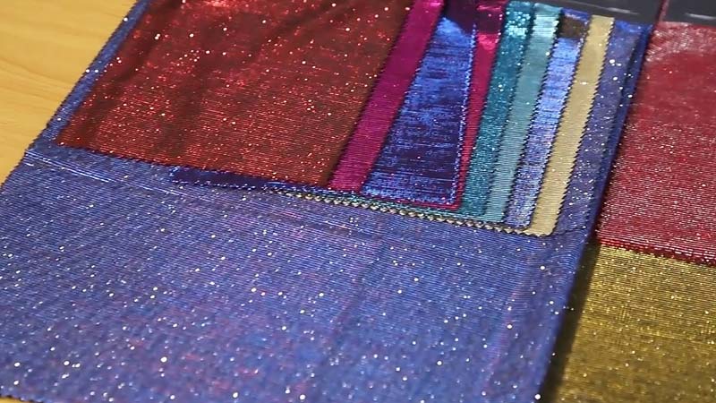  Shiny Metallic Fabric