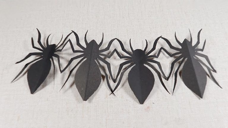 How To Make A Spider Out Of Paper