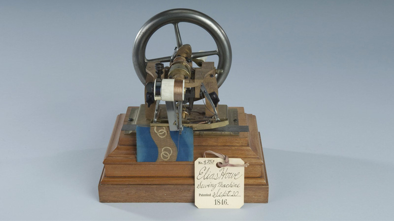 The First Patent of Sewing Machine