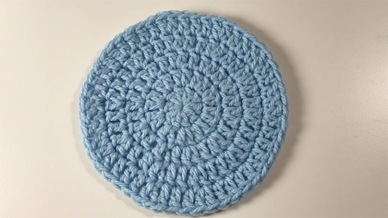 How to Crochet A Flat Circle