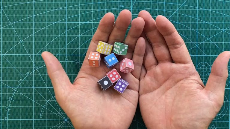 How to Make Dice Out of Paper