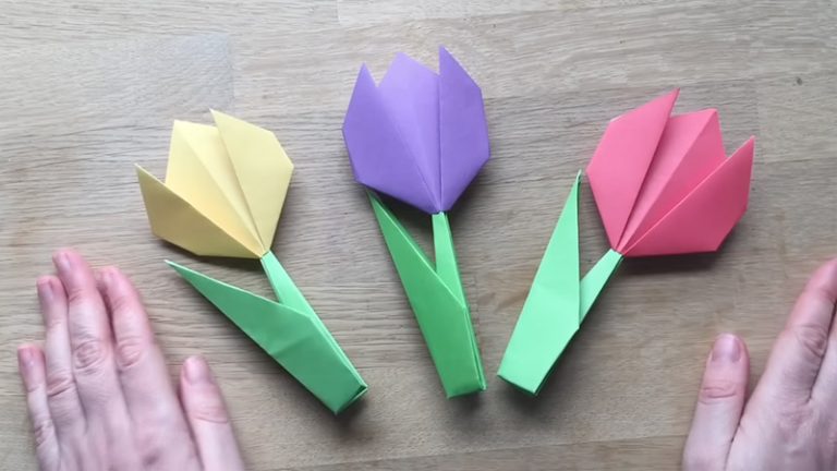 10 Easy Origami Flowers for Kids