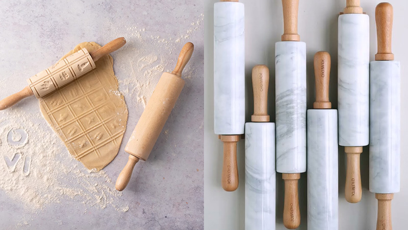 Wood vs Marble Rolling Pin
