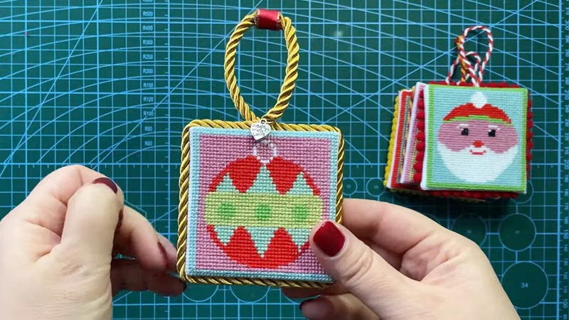 7 Beginner-Friendly Cross-Stitch Ornament Patterns