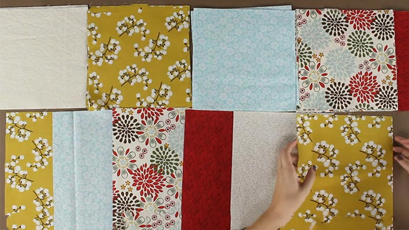 Arrange and Assemble the Quilt Top