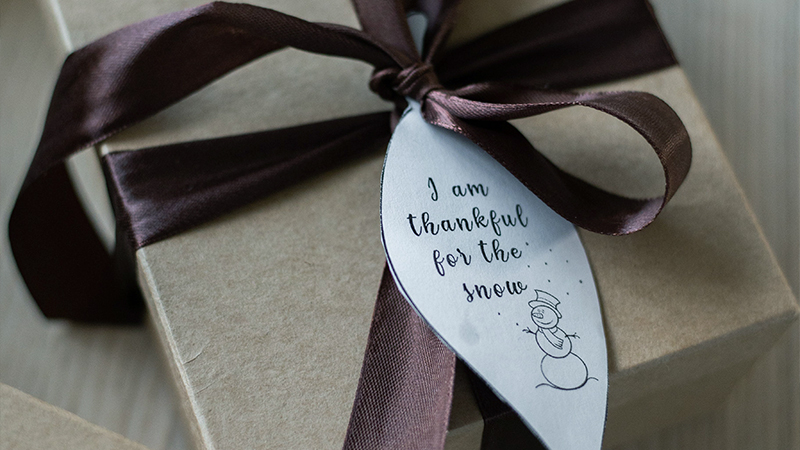 Attach a Thoughtful Gift Tag or Card