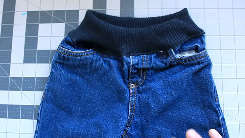 Create a New Look for Your Jeans After Removing the Waistband