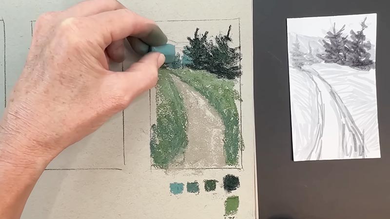 Creating Art with Blended Pastels